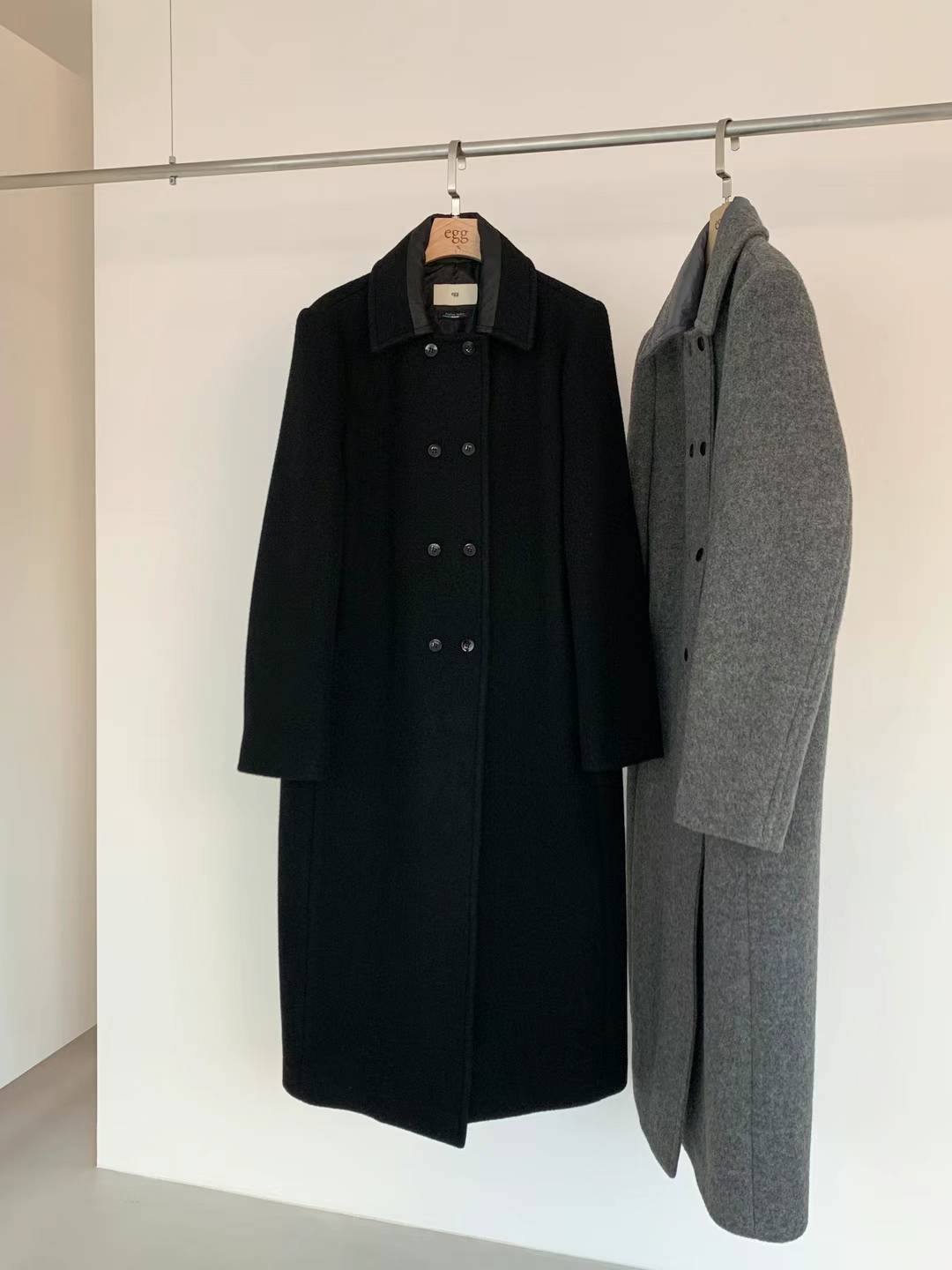 Double Breasted Cashmere Long Coat