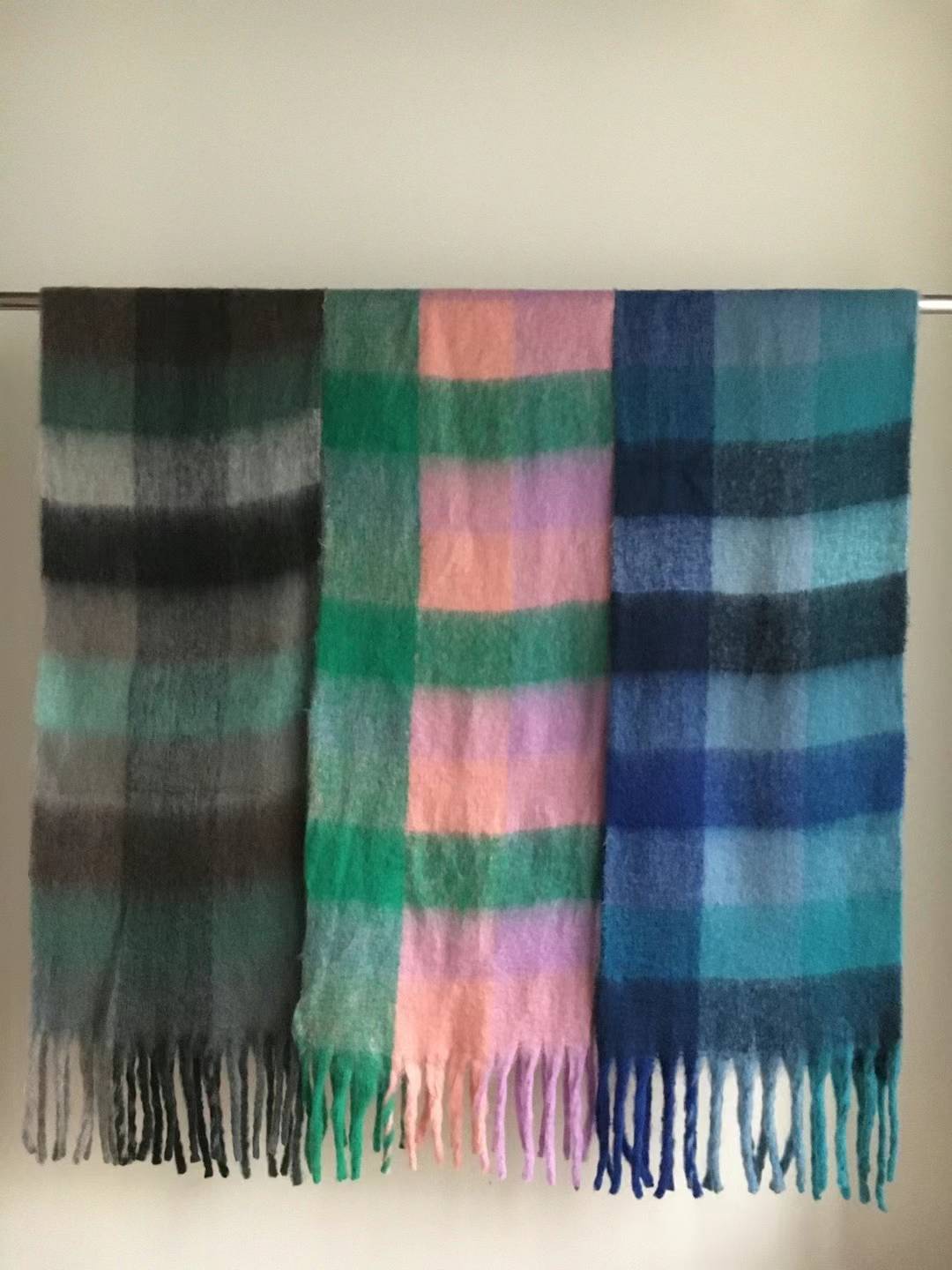 Multi-Coloured Checked Scarf - 11 Colours