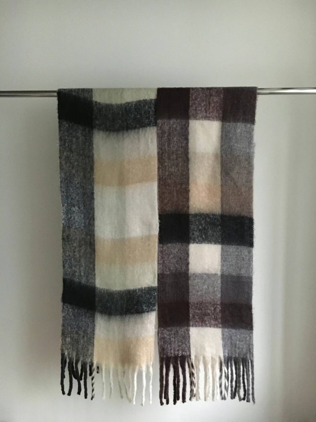 Multi-Coloured Checked Scarf - 11 Colours