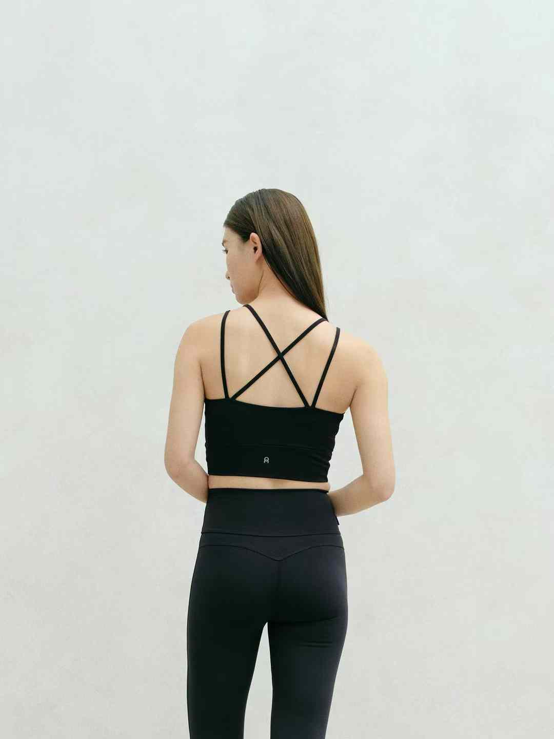 Longline Spaghetti Straps Mesh Vest