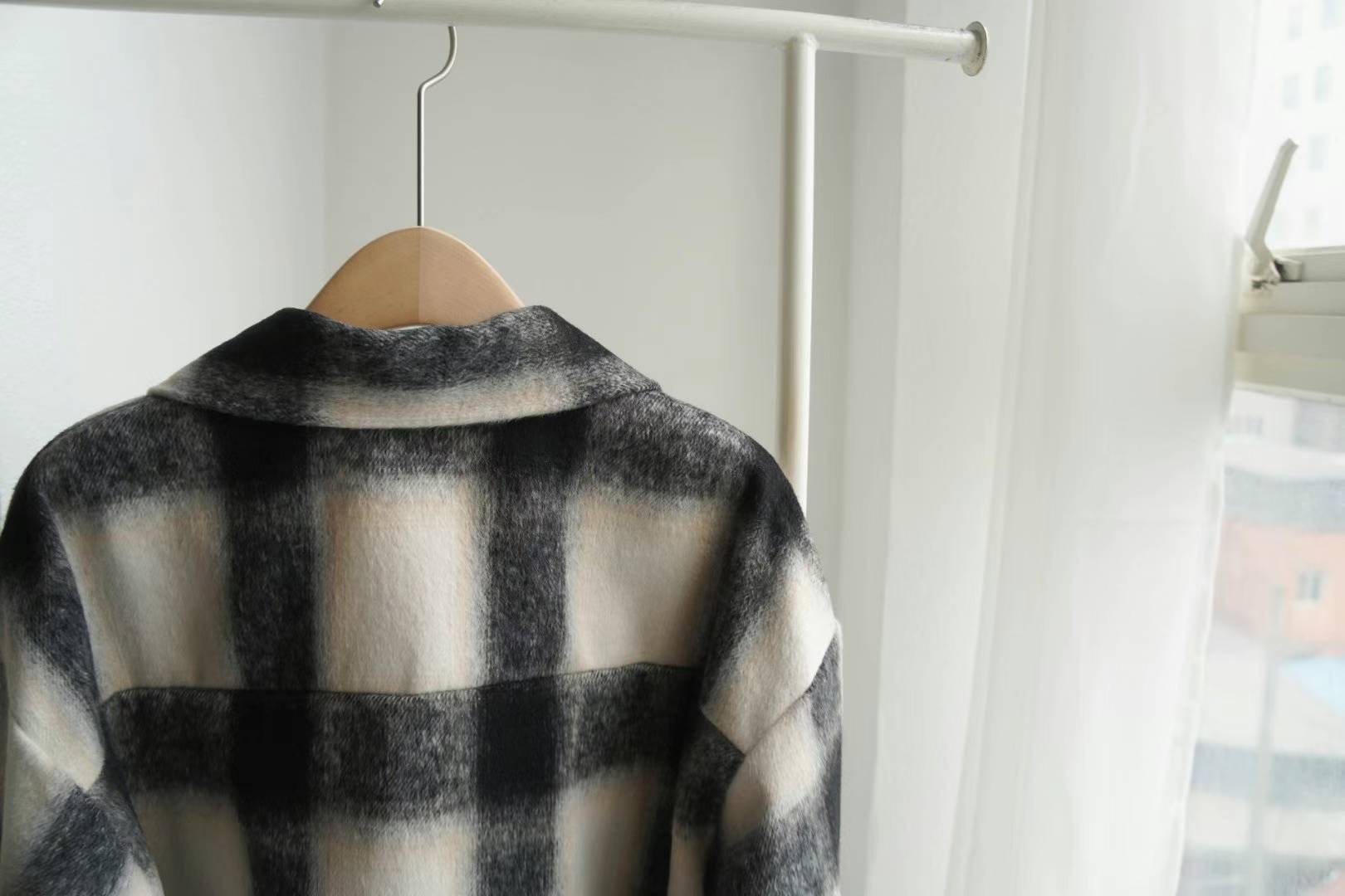 Brittany Check Crop Jacket