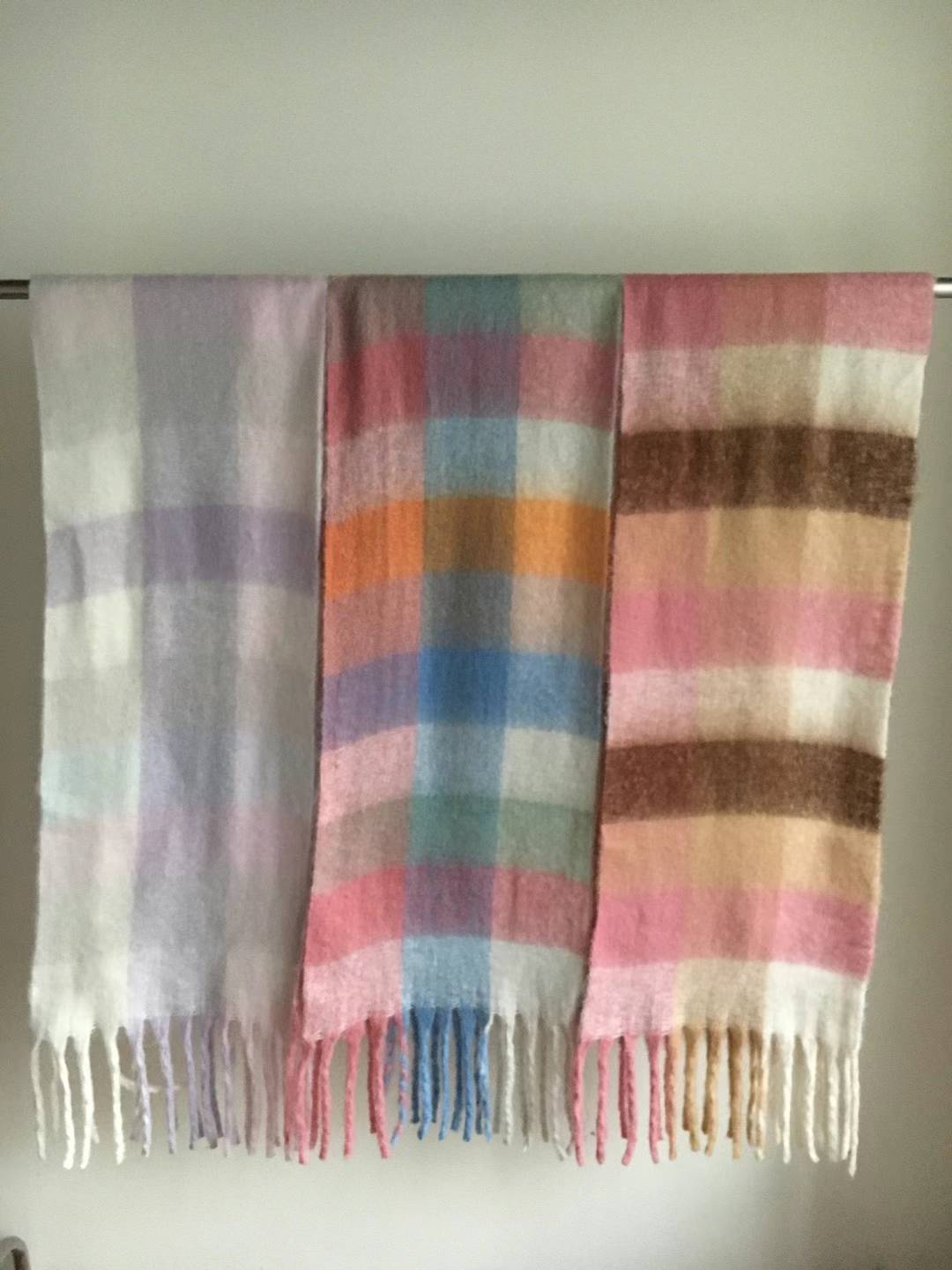 Multi-Coloured Checked Scarf - 11 Colours