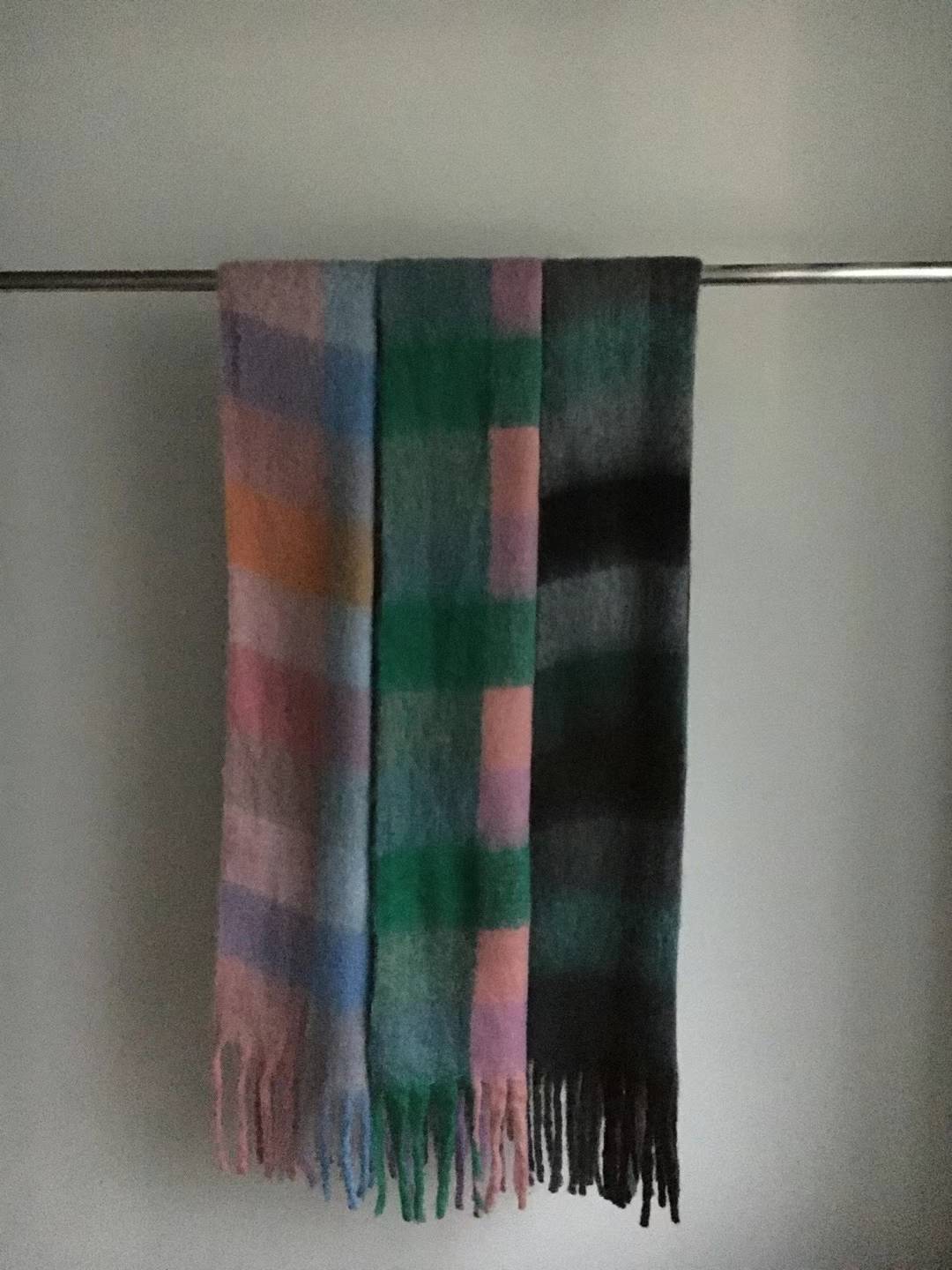 Multi-Coloured Checked Scarf - 11 Colours