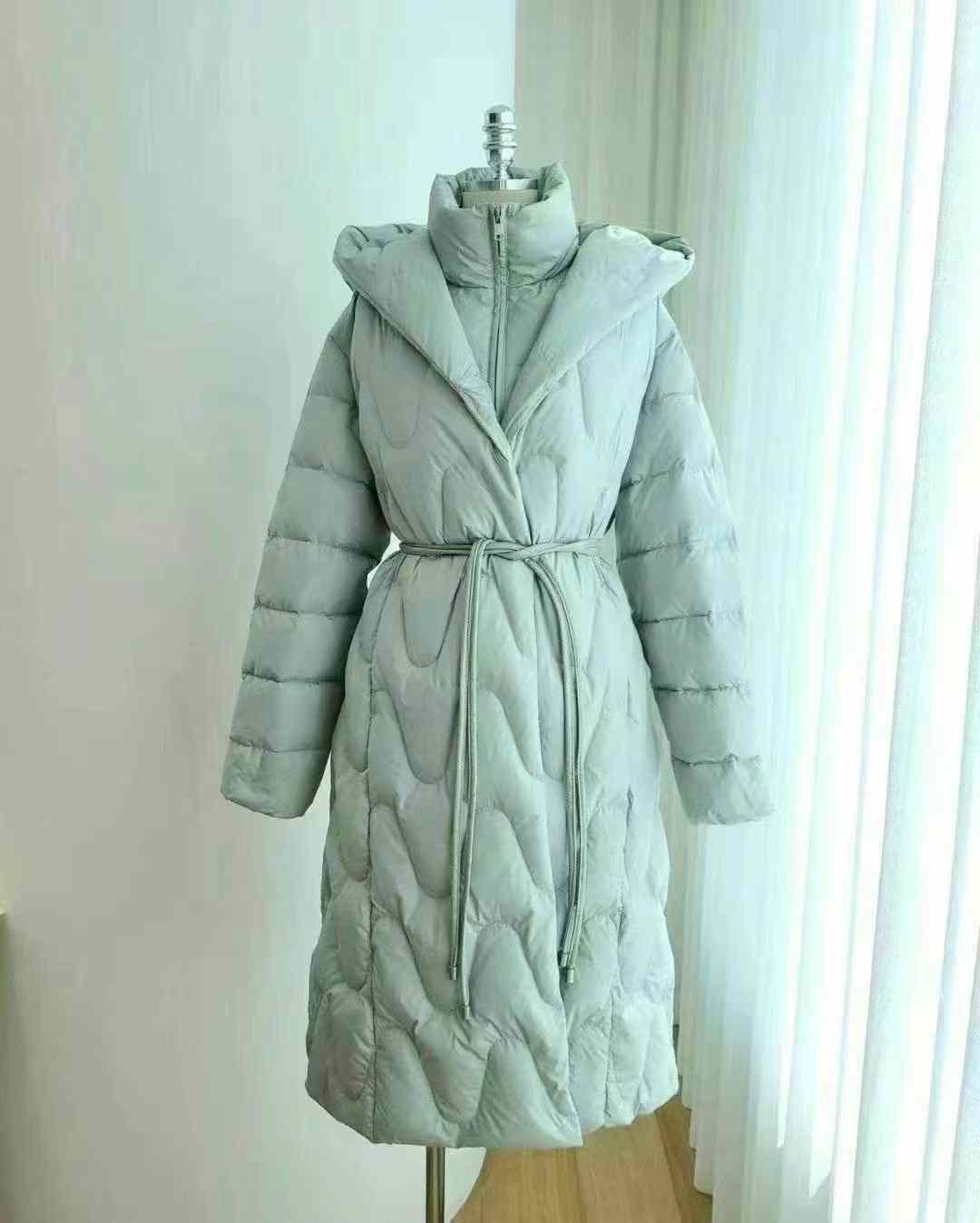 Quitted Long Down Jacket | Sale!