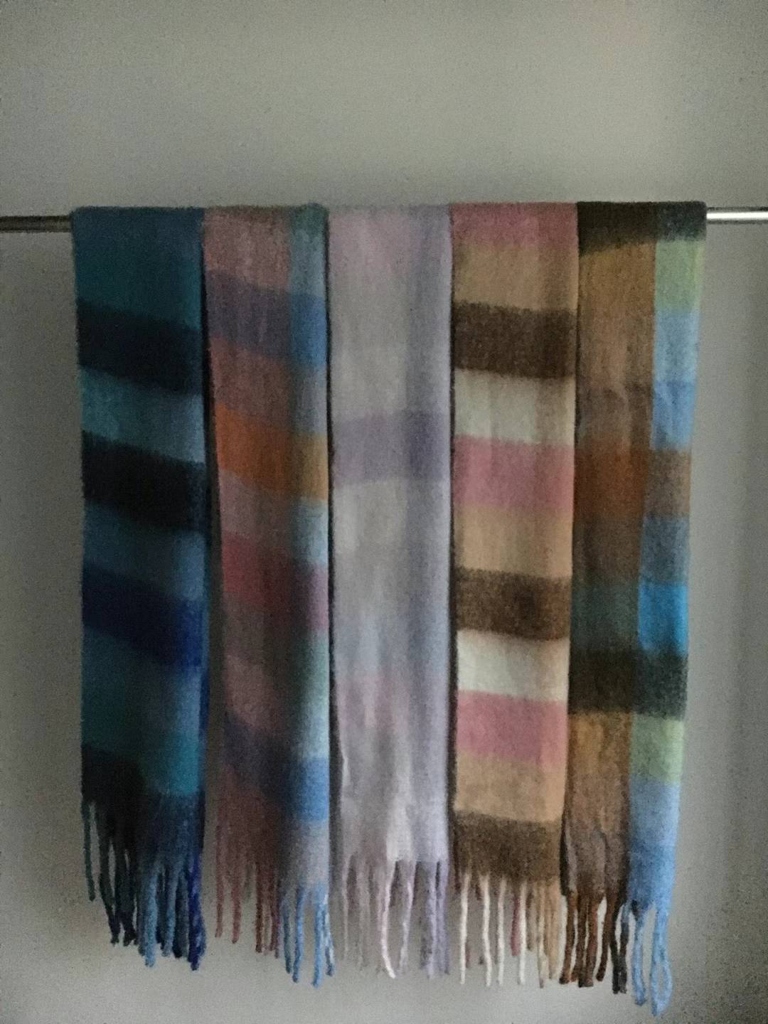 Multi-Coloured Checked Scarf - 11 Colours