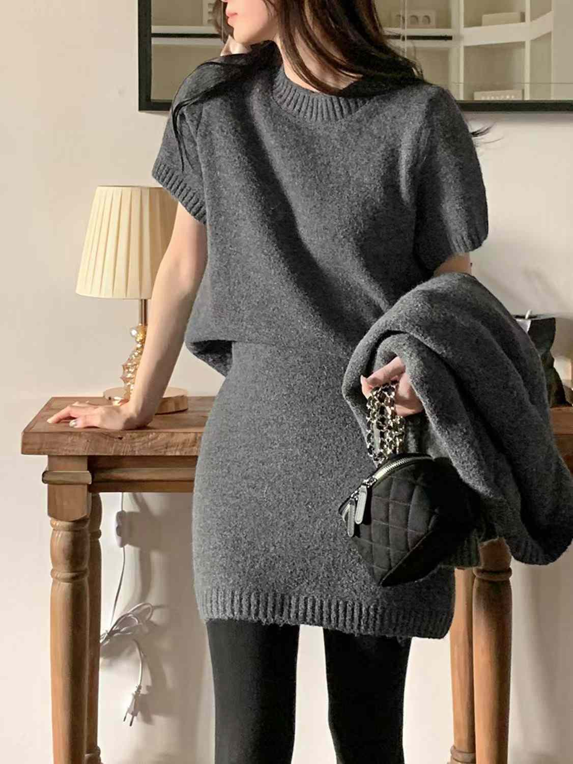 Knit 4 piece Set - 4 colours