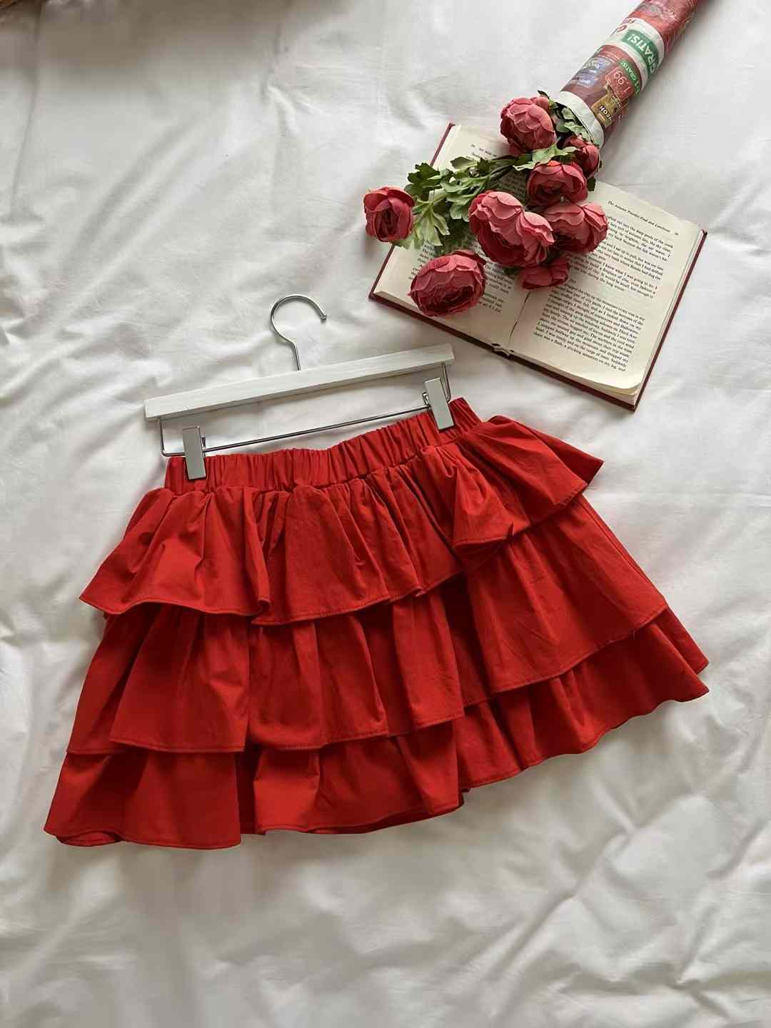 Yuki Cake Layer Ruffle Mini Skirt - 3 colours