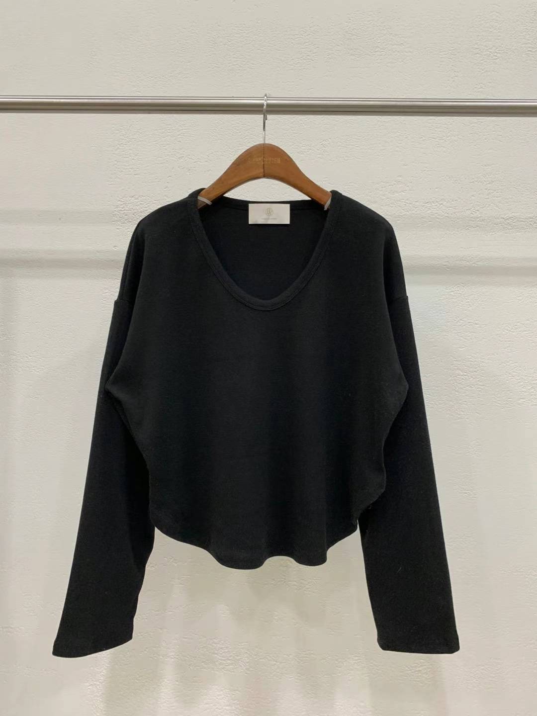 V Necked Off Shoulder Sweater