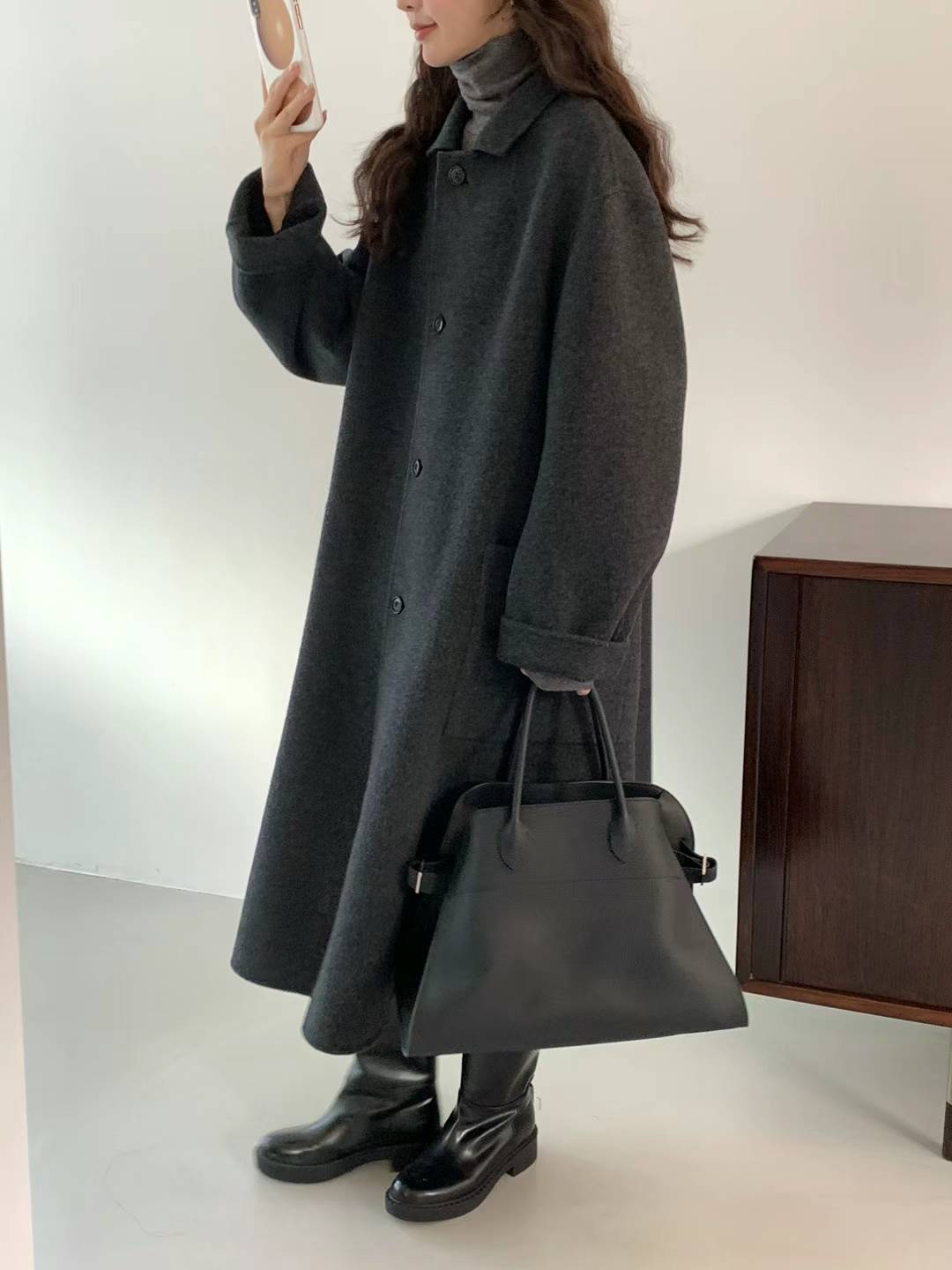 Slit Back Pocket Coat