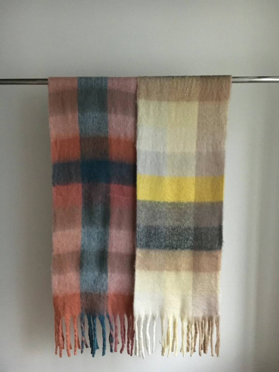 Multi-Coloured Checked Scarf - 11 Colours