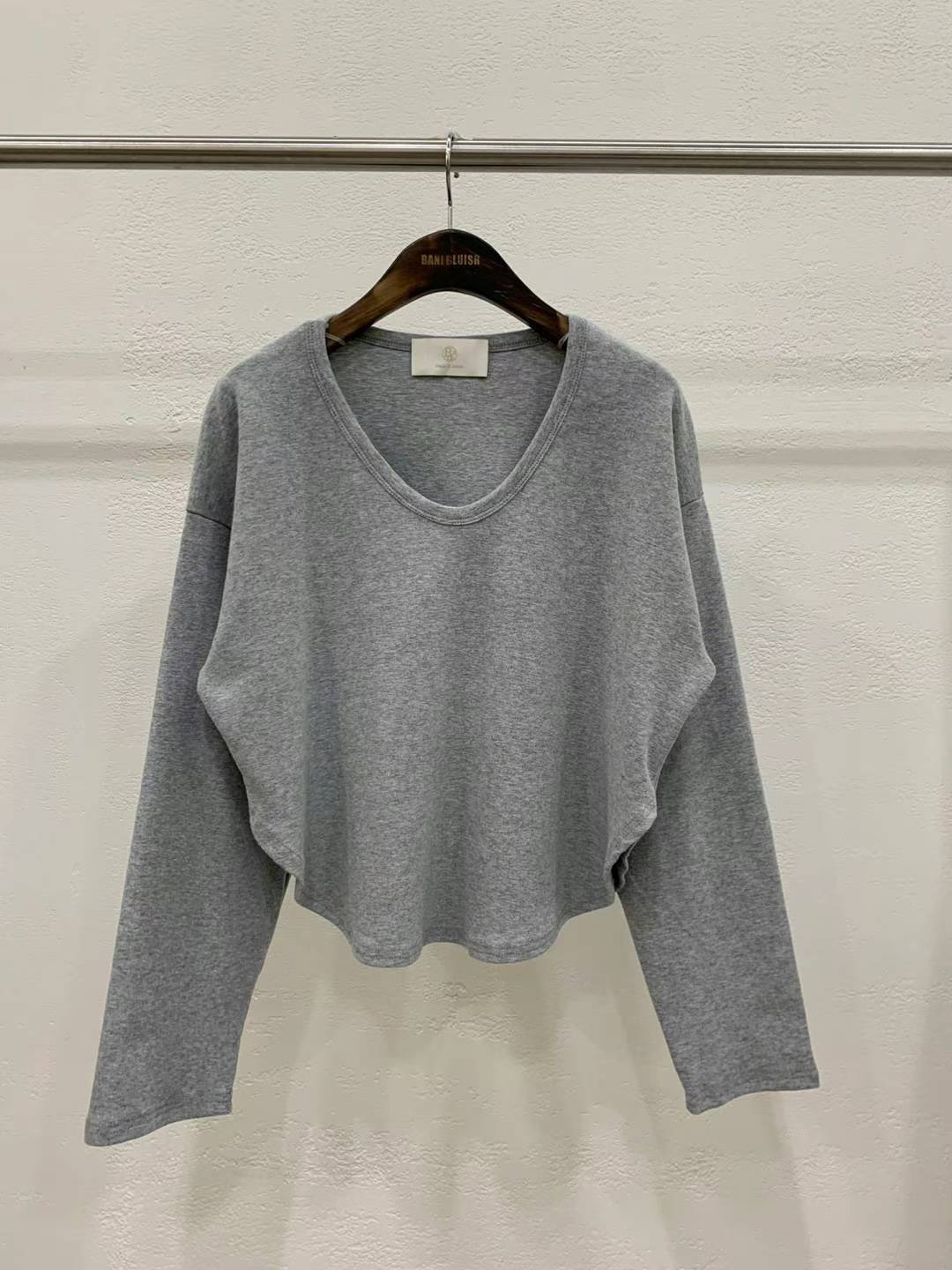 V Necked Off Shoulder Sweater