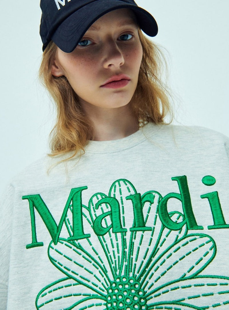 Sweatshirt FlowerMardi Needlework