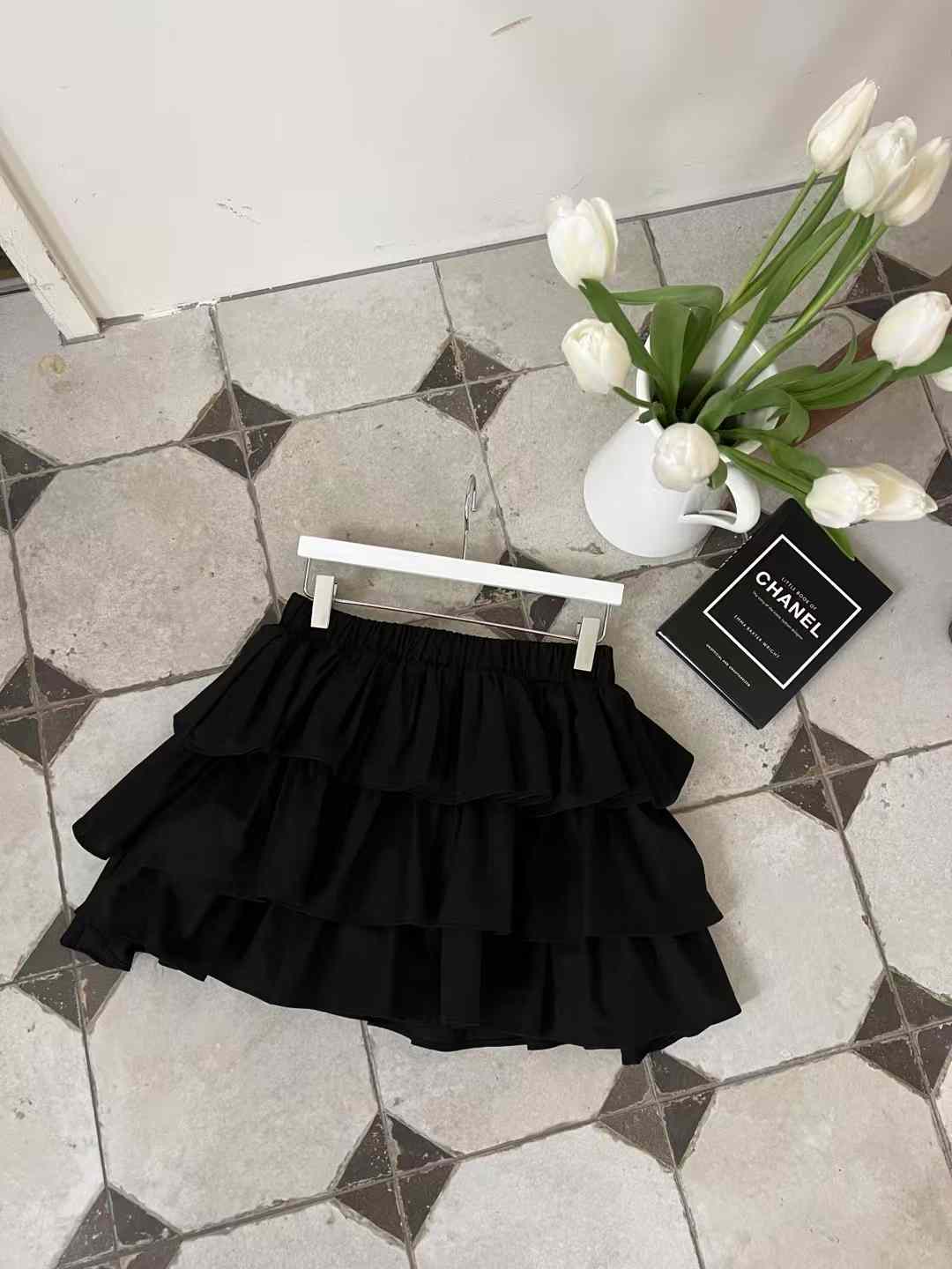 Yuki Cake Layer Ruffle Mini Skirt - 3 colours