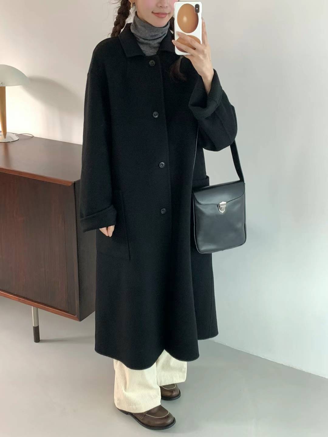 Slit Back Pocket Coat